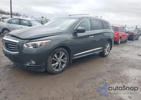 2013 Infiniti Jx35 z USA, uszkodzony, nr VIN 5N1AL0MM8DC328856